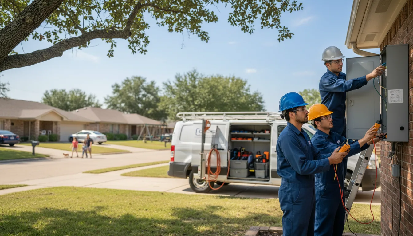 Certified electrician providing emergency electrical services in Grambling, LA
